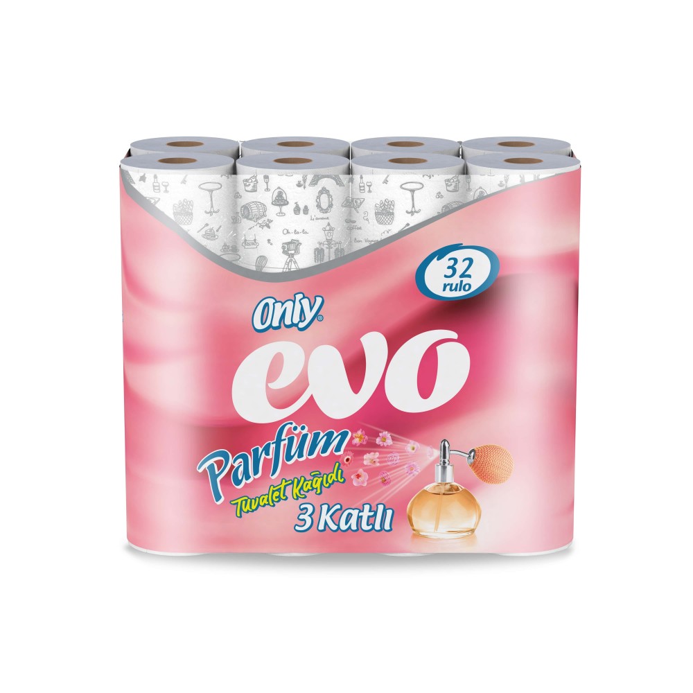 Only Evo Parfüm 32'li Tuvalet Kağıdı 3 Katlı