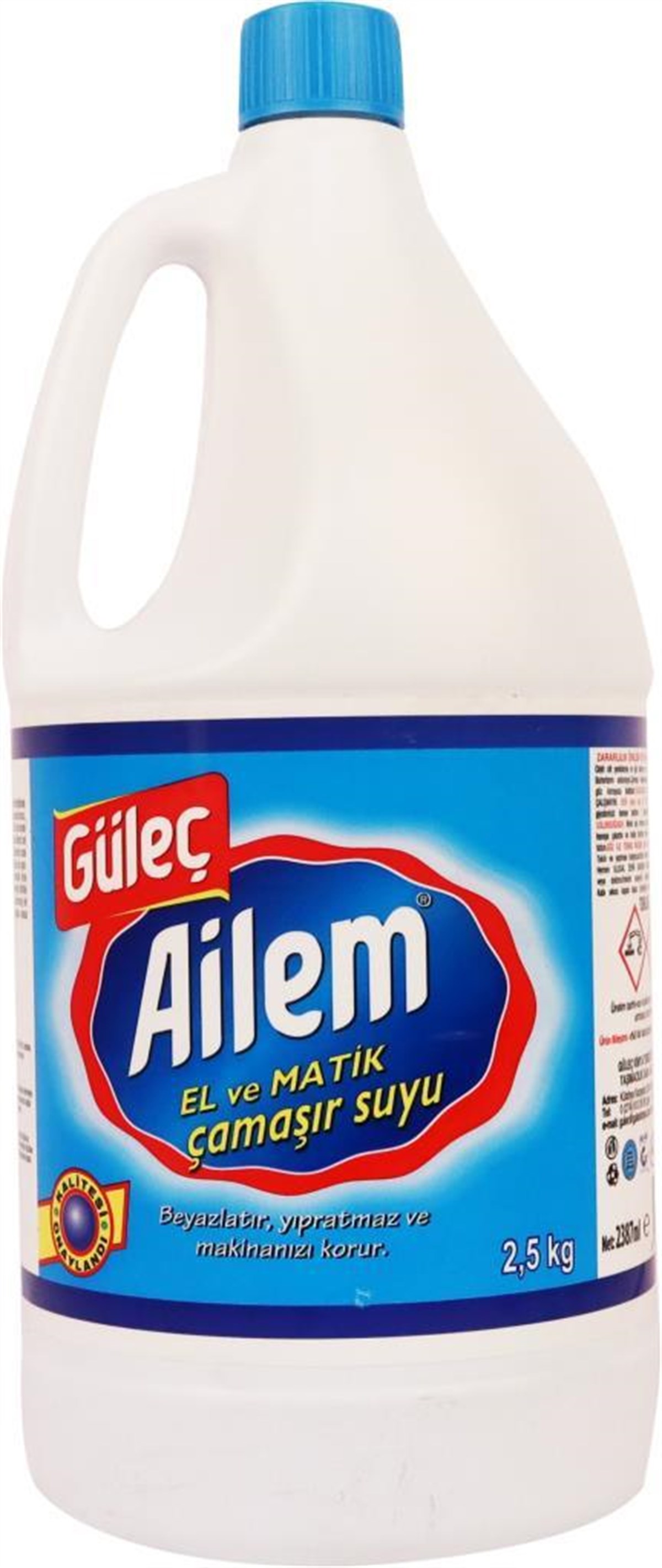 Güleç Çamaşır Suyu El ve Matik 30 Kg
