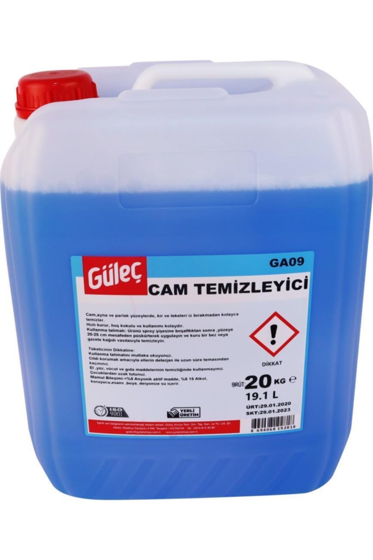 Ailem Cam Temizleyici 30 Kg